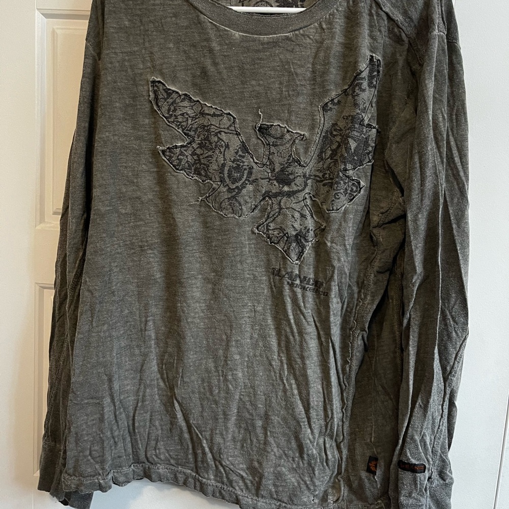 ILANCO hockey vintage Gray V-Neck Top